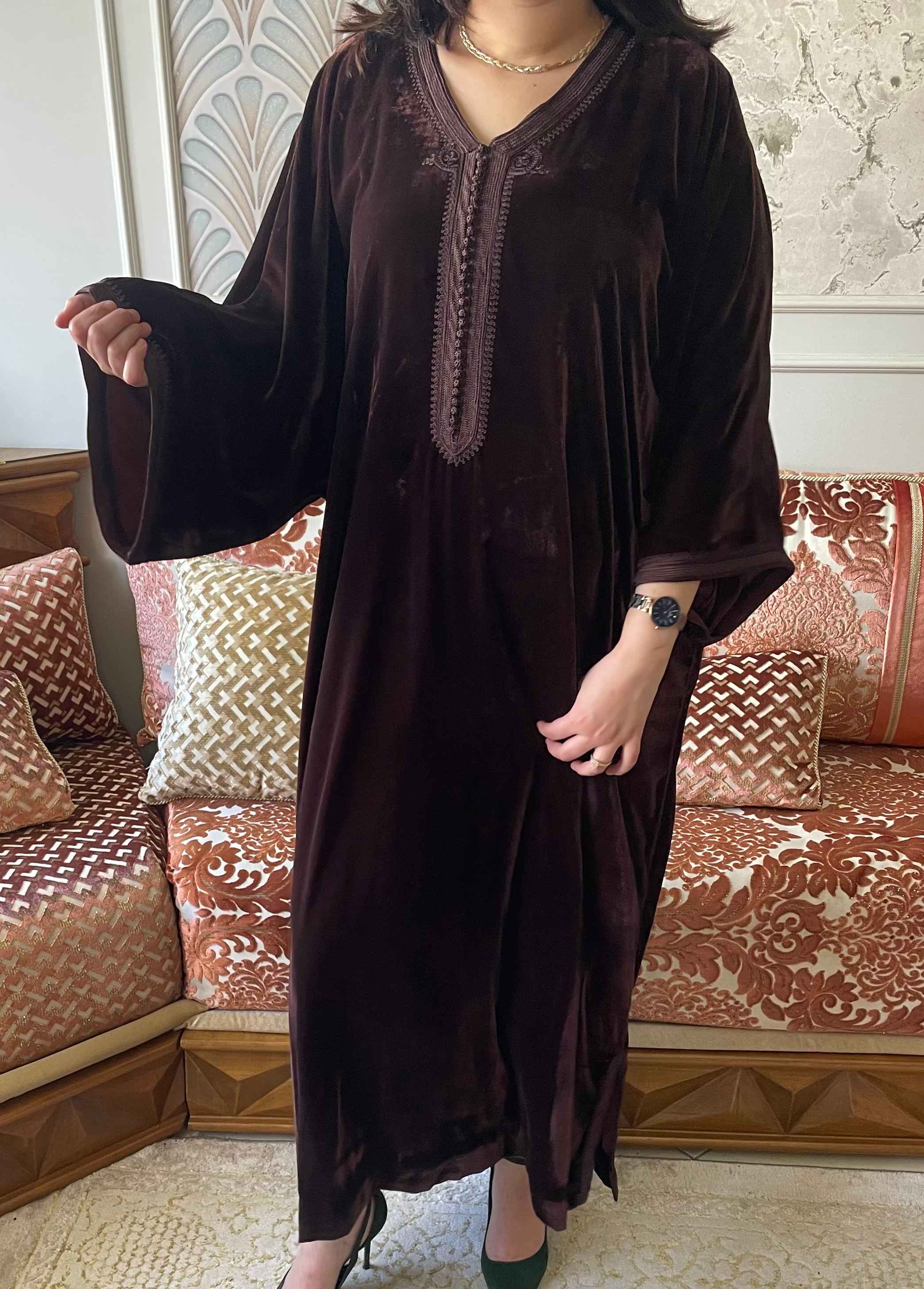 Caftan Ébène de Velours